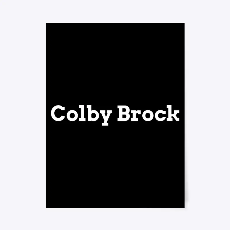 Colby Brock Merch Logo